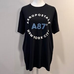 NWT Aeropostale New York City Black Short Sleeve T-Shirt Size Medium